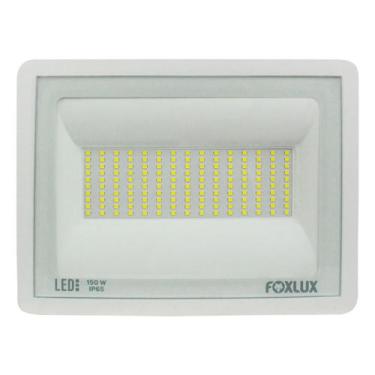 Imagem de Refletor Led Bivolt Foxlux, Branco, 150W, 6500K