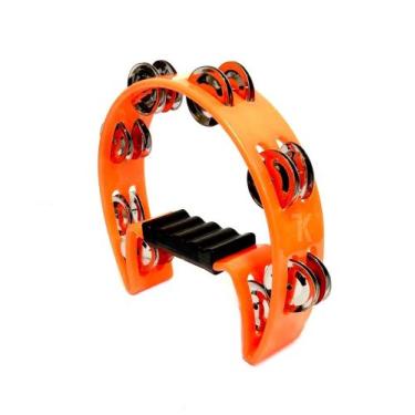 Imagem de Pandeiro Meia Lua Iniciante / Profissional - Laranja // Liverpool - Li