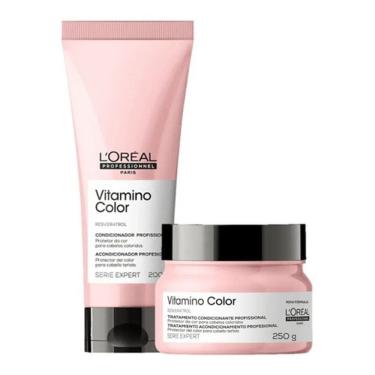 Imagem de Kit Loreal Vitamino Color Resveratrol Condicionador Máscara