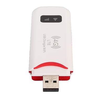 Imagem de Modem USB 4G LTE, Roteador Portátil Com Slot para Cartão SIM, Alta Velocidade de 150 Mbps a Jusante de Hotspot de Viagem Mini Roteador, até 10 Usuários Dispositivos USB Fonte de