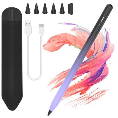 Imagem de Caneta Stylus para iPad 2018-2023, lápis para iPad 9ª e 10ª geração com rejeição de palma e adsorção magnética, caneta Stylus compatível com 6/7/8/9/10, iPad Air 3/4/5, iPad mini 5/6, iPad Pro 27.9 cm