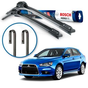 Imagem de Par Palheta Limpador Parabrisa Bosch Lancer Sportback 2010 2011 2012 2
