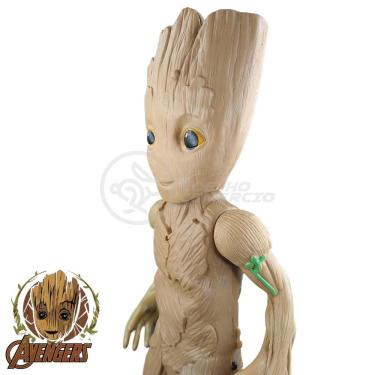 Imagem de Brinquedo Boneco Vingadores Groot Árvore 27Cm Heróis Marvel