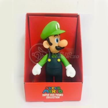 Imagem de Boneco Luigi Grande Super Size 23Cm - Super Mario