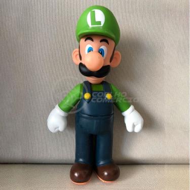 Imagem de Boneco Luigi Grande Super Size 23Cm - Super Mario