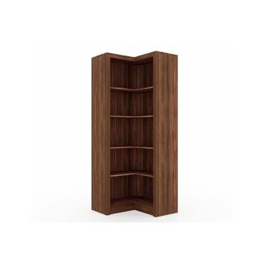 Imagem de Guarda Roupa Closet Solteiro Me4132 C- 4 Prateleiras Nogal - Tecno Mobili