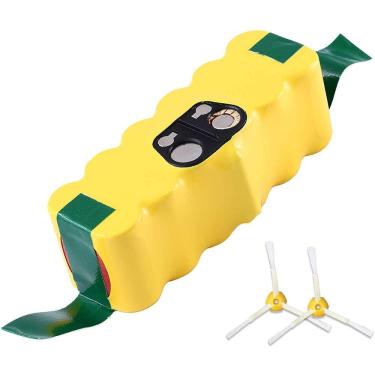 Imagem de Bateria Substituta Compatível p/ Roomba R3 500-900, 14,4V 4,5Ah c/ Escova