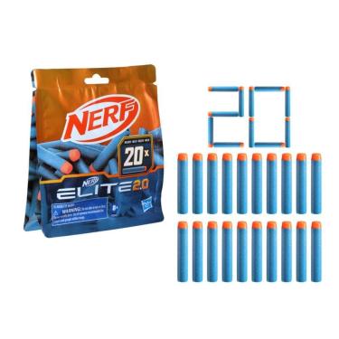 Imagem de Refil Nerf Dardos Elite 2.0 com 20 Dardos - Hasbro