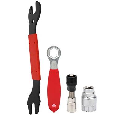 Imagem de Chave de roda de rodas de bicicleta Conjunto de manivela de alta qualidade Kit de ferramentas de reparo de bicicleta de aço inoxidável para a montanha Manutenção de bicicletas de