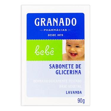 Imagem de Sabao em barra Granado de Glicerina Lavanda Bebe de 90g, 1, 90g