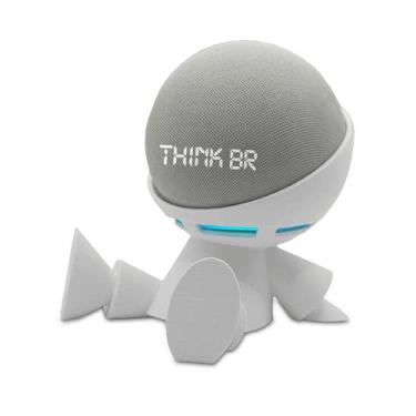 Imagem de Suporte Alexa Echo Dot - Astronauta Amazon - 3D Think BR, Branco
