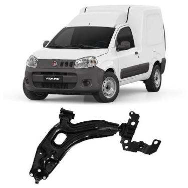 Imagem de Bandeja Fiat Fiorino Dianteira 2014 Até 2020 Flex Automotive Lado Esqu