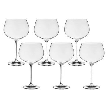 Imagem de Taça de Cristal Bohemia Para Vinho 700 ml Megan 6 Peças - Bohemia Crys