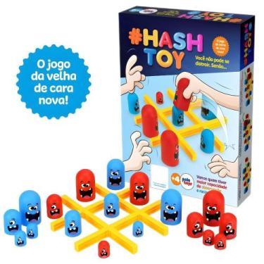 Imagem de Novo Jogo Da Velha Hash Toy Infantil Tabuleiro Interativo - Pakitoys