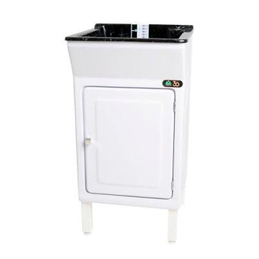 Imagem de Tanque De Lavar Roupa Fiberblu Viena 20L Granitado Preto