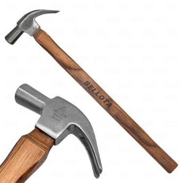 Imagem de Martelo Unha Carpinteiro Super Pro Cabo Madeira 29 Mm 8001-c - BELLOTA