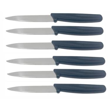 Imagem de Cozzini Cutlery Imports Facas de descascar - Lâminas de 10 cm - Escolha 3 pacotes ou 6 pacotes (pacote com 6 facas)