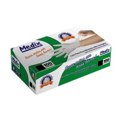 Imagem de Luva procedimento latex sem po 100 und tam g 6095 medix