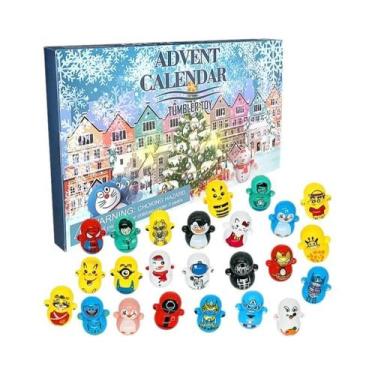 Imagem de Meninas Anime Figuras Calendário Do Advento 24 Pçs Lego Robô Pokemon P