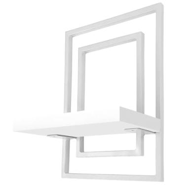 Imagem de Prateleira Quadro Nicho de Parede Decorativo Torun - branco/branco