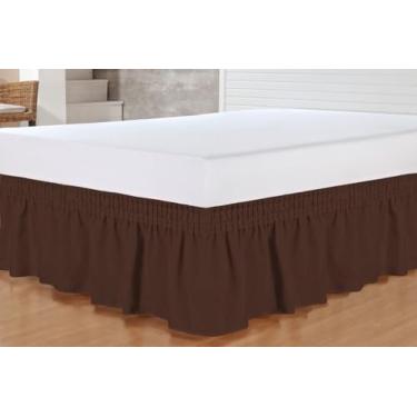 Imagem de Saia Box Paris Cama Solterio, Casal, Queen e King (Tabaco, Queen Size)