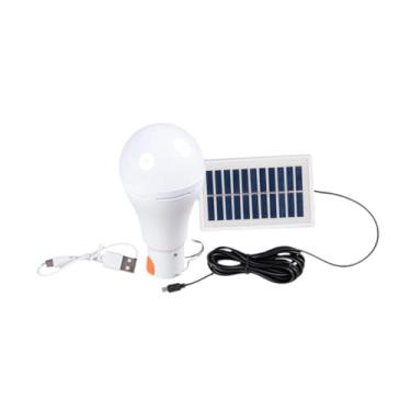 Imagem de Generic Lâmpada solar LED portátil de 7 W para acampamento, luz de emergência para galpão, noite, galinheiro, pesca, falta de energia
