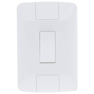 Imagem de Conjunto Montado Aria 4x2 1 Pulsador Campainha Vertical Tramontina