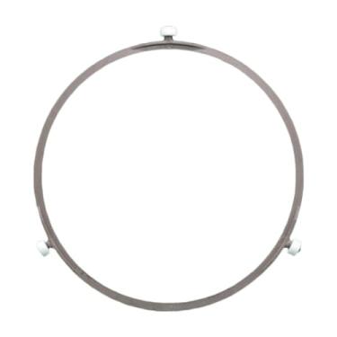 Imagem de Ｂｅｓｇａ Suporte para bandeja de prato de vidro com anel giratório para micro-ondas Alta confiabilidade Bom impacto Fácil de instalar Rolo de anel giratório, a Diamater 18cm