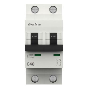 Imagem de Mini Disjuntor Bipolar 40A ENERBRAS