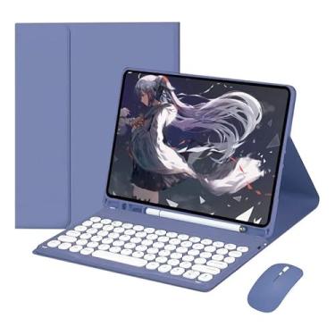 Imagem de Teclado Slim e Portátil, Com Mouse e Capa Para iPad 9/8/7 10.2 in