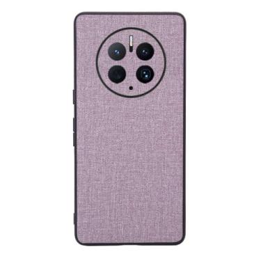 Imagem de Capas Compatível com Huawei Mate 50 PRO,Design de padrão de tela,Pproteção completa de 360°,Pplástico macio,Proteção contra queda-Purple