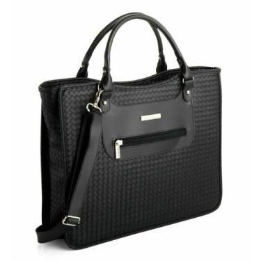 Imagem de Pasta Bolsa Executiva Para Notebook 15.6 Em Tresse Feminina - Viccina,