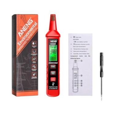 Imagem de Medidor De Temperatura E Umidade Digital Industrial ANENG GN403 De Alt