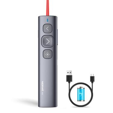 Imagem de Norwii N95 Clicker de apresentação, PowerPoint para controle remoto de apresentação, ponteiro de apresentador sem fio recarregável, clique deslizante para PC/laptop em sala de aula, auditório, igreja
