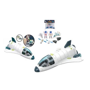 Imagem de Kit Brinquedo Boneco Astronauta Nave Foguete Missão Espacial