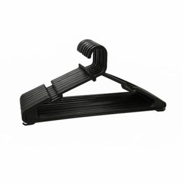 Imagem de Kit Cabides de Plástico Antideslizante Reforçado com Design Moderno e Sofisticado Organização e Estilo para Seu Guarda-Roupa (40)