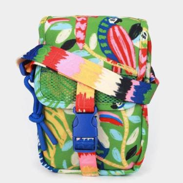 Imagem de Shoulder Bag Farm Fervo Bosque Dos Pássaros, Colorido, Único