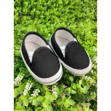 Imagem de Tênis Sapato Calce Facil de Bebê Recém-Nascidos Passeio Casuais Menino