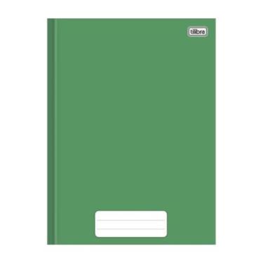 Imagem de Caderno Universitário Brochura Tilibra Verde com 80 Folhas Pautadas An