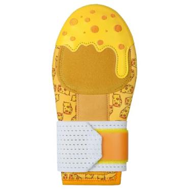 Imagem de Big Crazy Luva deslizante, luva deslizante de softbol de beisebol para crianças jovens, proteção das mãos para mãos esquerda e direita, flexível, respirável, durável, design engraçado