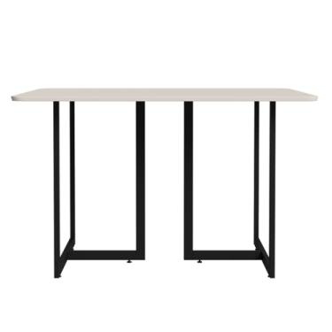 Imagem de MESA DE JANTAR BELLE (Preto/Off White)