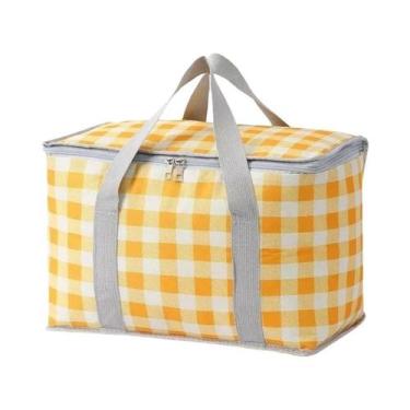 Imagem de Lancheira Térmica Dobrável Grande, Folha De Alumínio, Bolsa De Piqueni