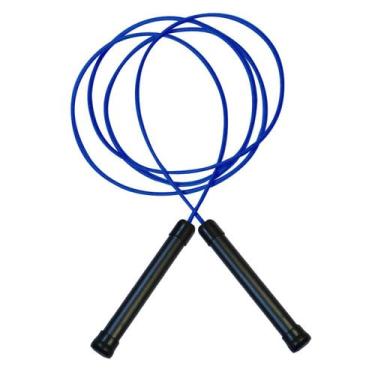 Imagem de Corda de Pular Para Treino Speed Aço Pentagol, Azul
