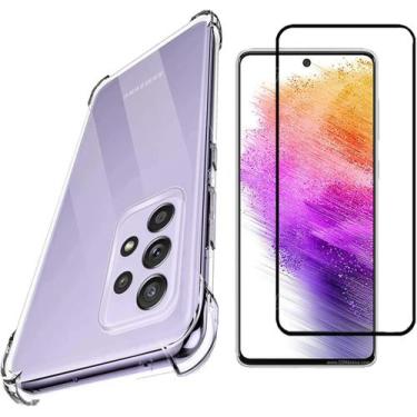 Imagem de Capa Capinha Anti Impacto + Pelicula 3D de Vidro P/ Samsung Galaxy A72