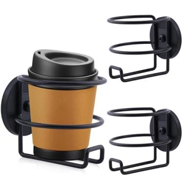 Imagem de Suporte de copo magnético, suporte de bebida de aço inoxidável, suporte de copo portátil universal com ímã forte para trator cortador de grama caminhão carro geladeira (pacote com 2)