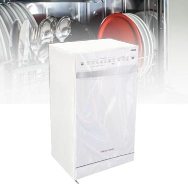 Imagem de CAPA PARA LAVA LOUÇAS BRASTEMP 10 SERVIÇOS TRANSPARENTE (BRANCO)