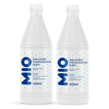 Imagem de Kit 2 Soro Fisiológico 0,9% com 500ml