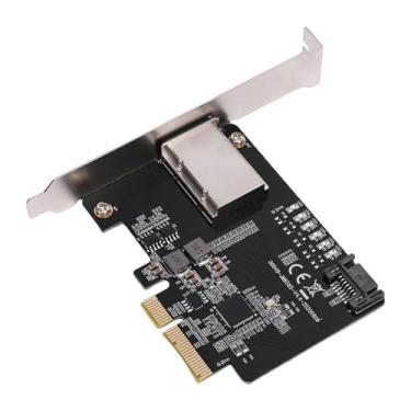 Imagem de Luocute PCIE X4 para Pequeno SAS Array Card SSD Cartão Adaptador de Expansão, 5Gbps Transferência de Alta Velocidade, Suporta 64TB, 5 Modos Matriz, Transferência Estável, 7/8/10
