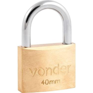 Imagem de Cadeado Latão 40mm Haste Normal - Vonder