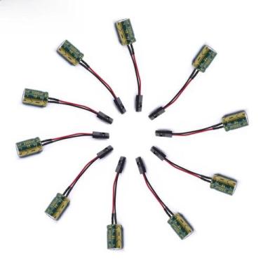 Imagem de Protetor De Voltagem 16V 3300UF Para Drones RC FUTABA FLYSKY 5 Peças C
